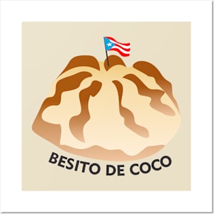 Boricua Besitos de Coco Puerto Rico Cookie Latino Food Posters and Art